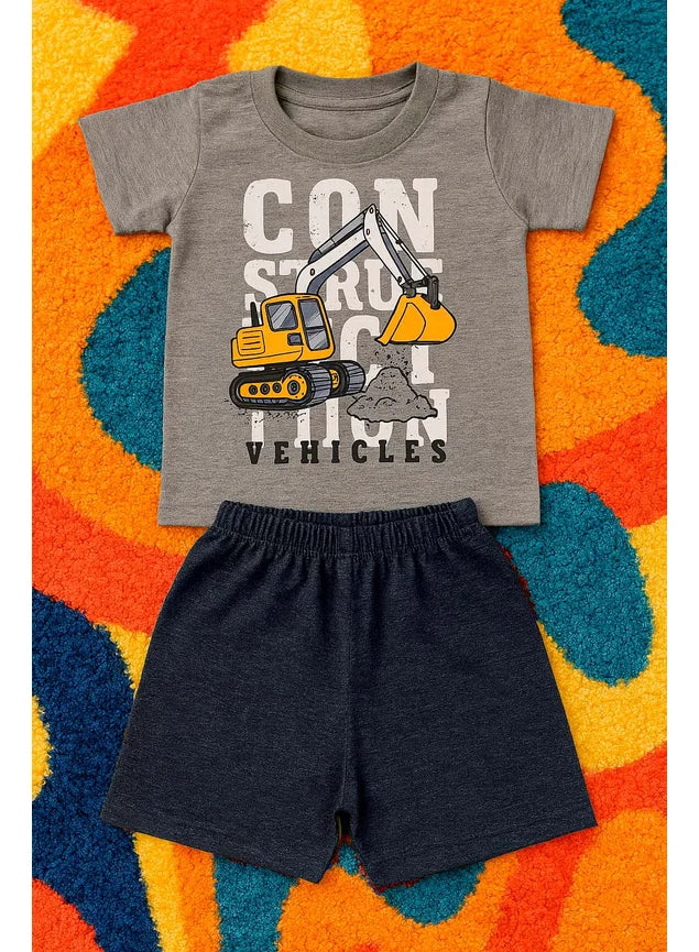 Conjunto Construction - Meia Malha e Moletinho