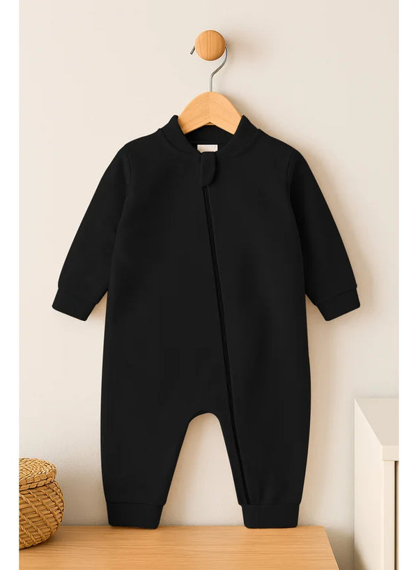Macacão Preto - Soft Liso - Bebê - Unissex