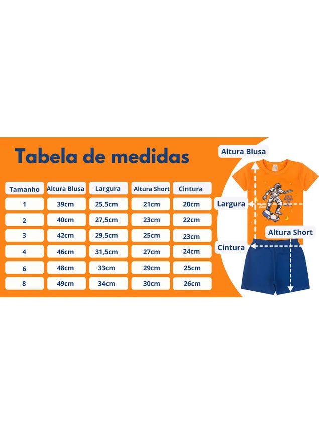 Conjunto Menino Stay True - Mescla - 100% Algodão