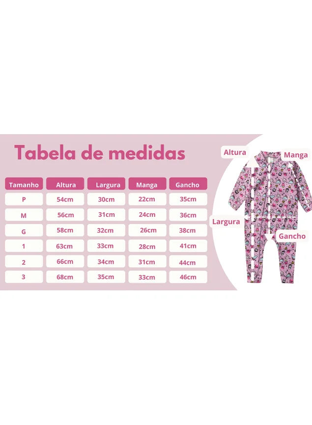 Macacão Borboletas Rosa - Soft Capuz - Bebê - Menina